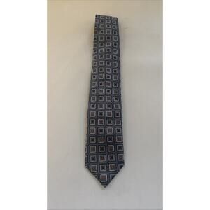 JZ BOULDER RICHARDS Men's 100% Silk Necktie USA Designer Geometric Multicolor